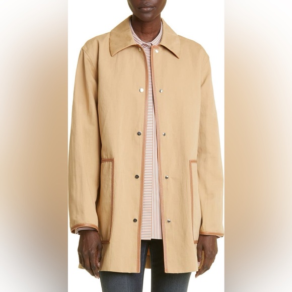Lafayette 148 New York Jackets & Blazers - Lafayette 148 Cotton-Linen Barn-Style Jacket
